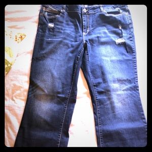 Maurices flare blue jeans